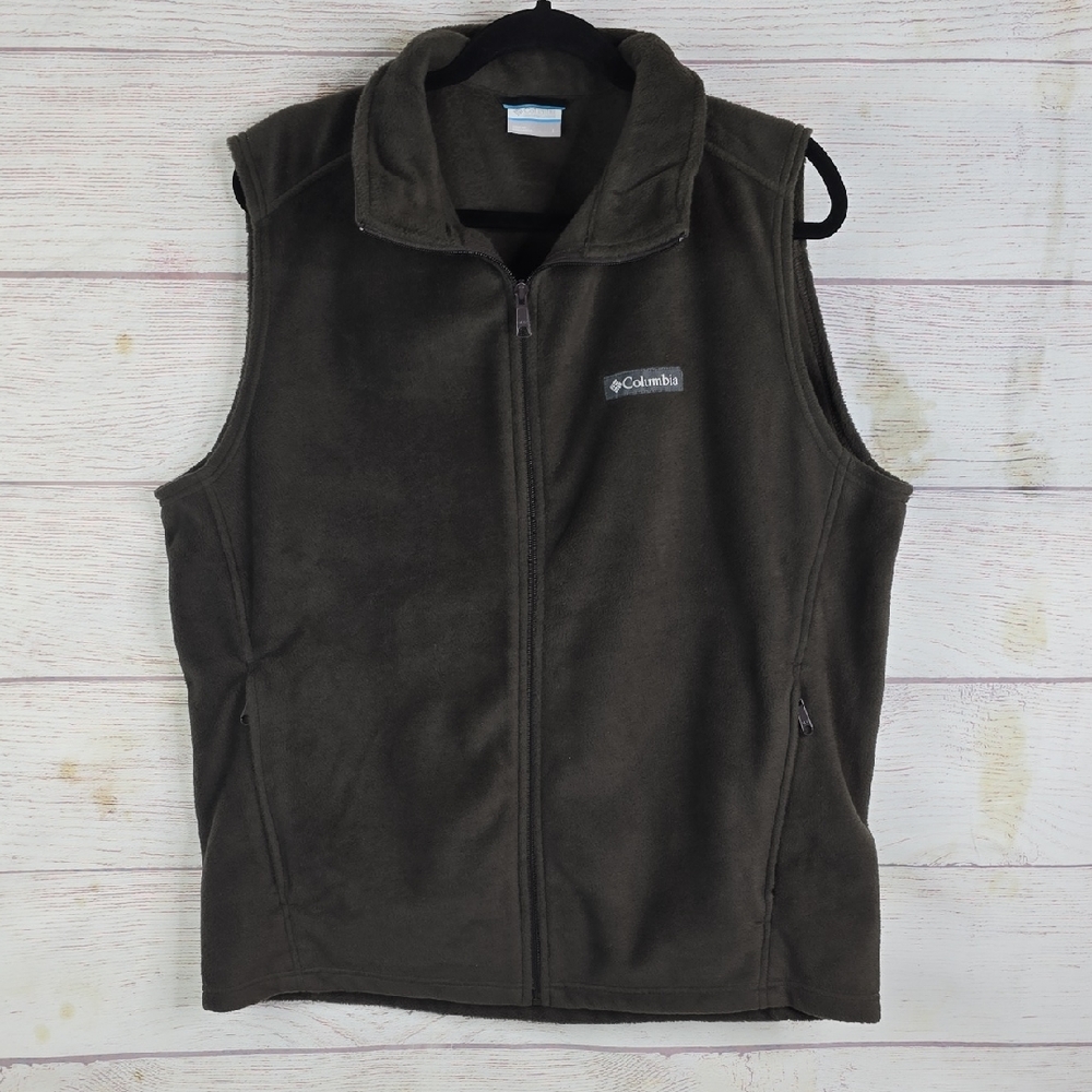 Columbia Dark Brown Fleece Vest